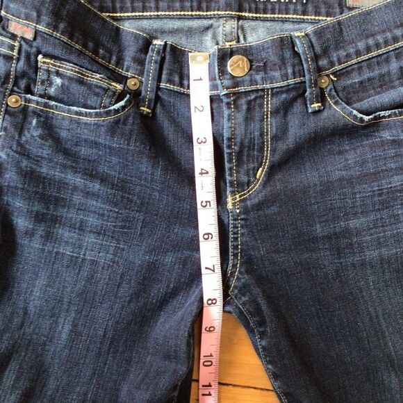 CITIZEN of Humanity dark blue Ava style COH low rise straight legs jeans size 26 - Picture 9 of 12